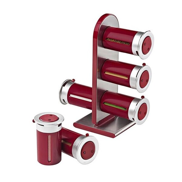 Honeycando Magnetic E Rack With Canister Red Silver Se Honeycando Magnetic E Rack With Canister Red Silver Se Free Shipping On Orders Over 45 25235505