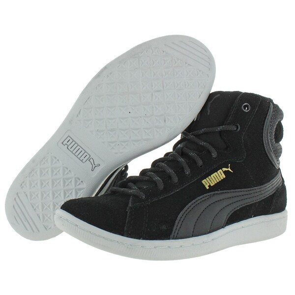 puma black soft foam shoes