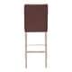 preview thumbnail 7 of 29, Carter 29" Button Tufted Bar Stool (Set of 2) Antique Gray Finish
