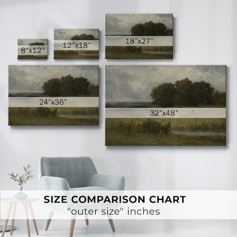 Vintage Landscape -DLXVIII -Gallery Wrapped Canvas