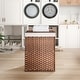 preview thumbnail 64 of 78, Laundry Hamper with Lid Rattan Basket with Removable Bags and Wheels