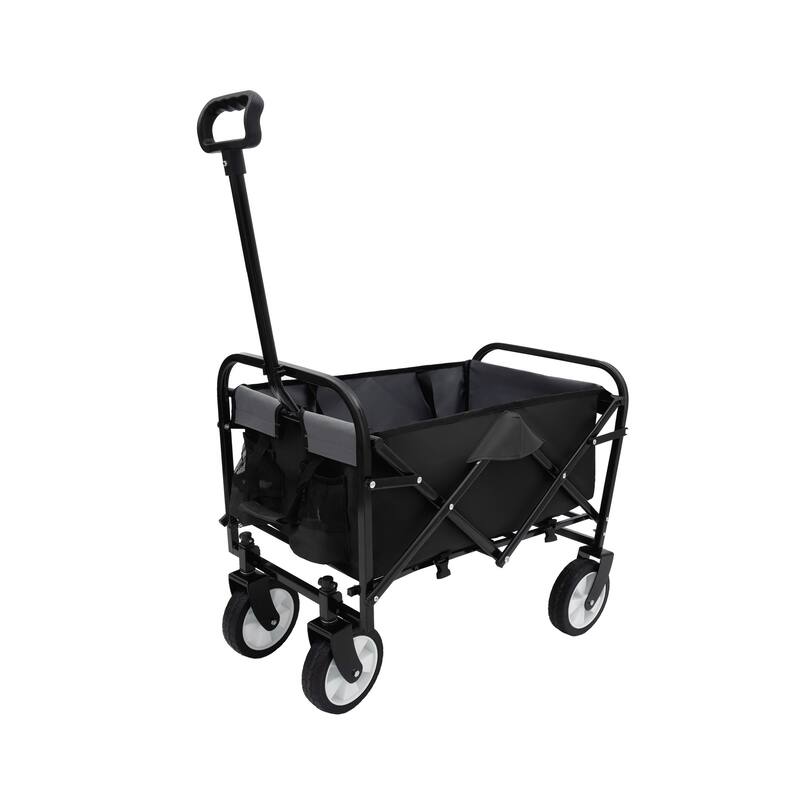 Foldable Wagon with Straps, Beach & Utility Cart, 225lb Capacity