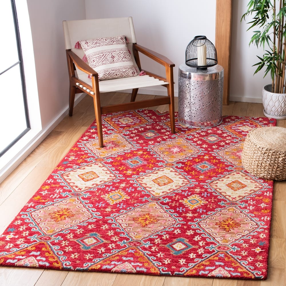 SAFAVIEH Handmade Aspen Gislina Moroccan Boho Wool Rug