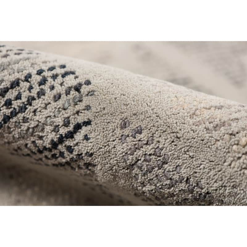 Magi Waverly Modern Diamond Hand-Tufted Wool Area Rug