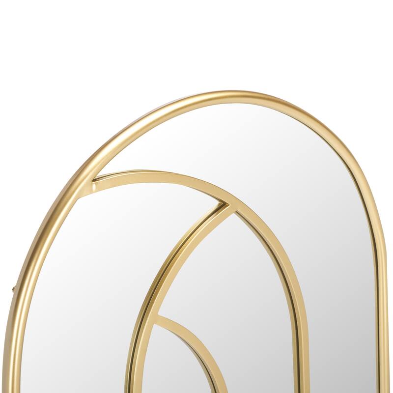 SAFAVIEH Kaylene Art Deco 30 x 72-inch Arch Decorative Accent Mirror - 30 In. W x 1.5 In. D x 72 In. H - 30Wx2Dx72H