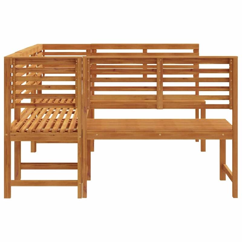 vidaXL Garden Bench Set Brown solid acacia wood - 20 x 35 x 30