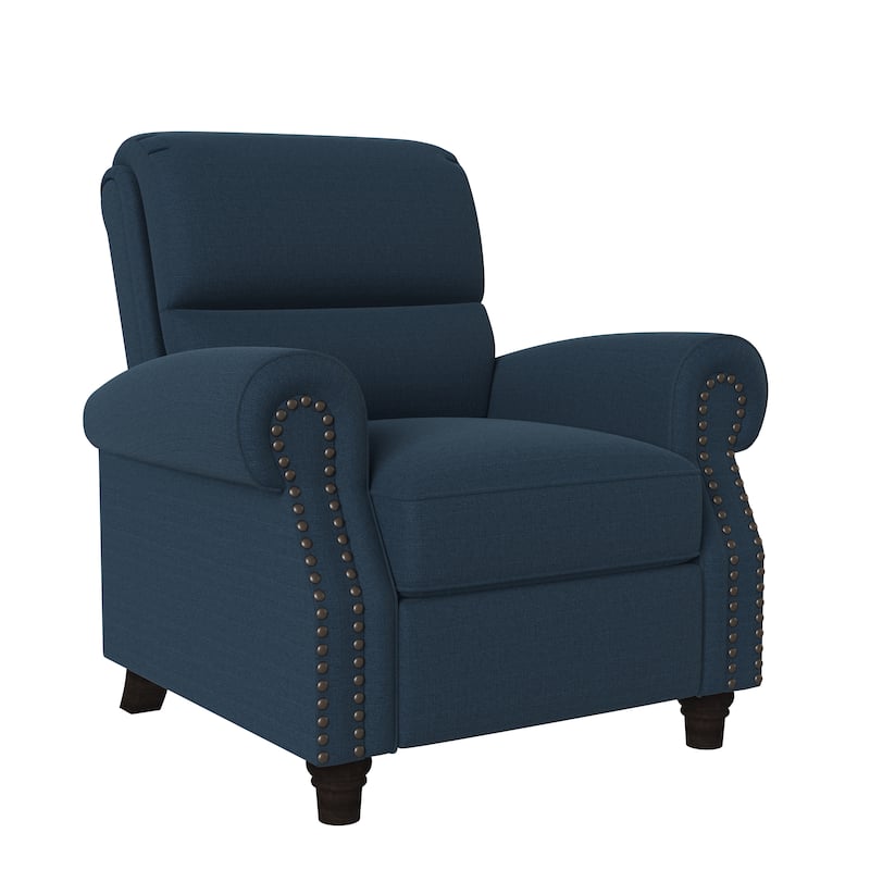 Copper Grove Jessie Linen Push-back Recliner Chair