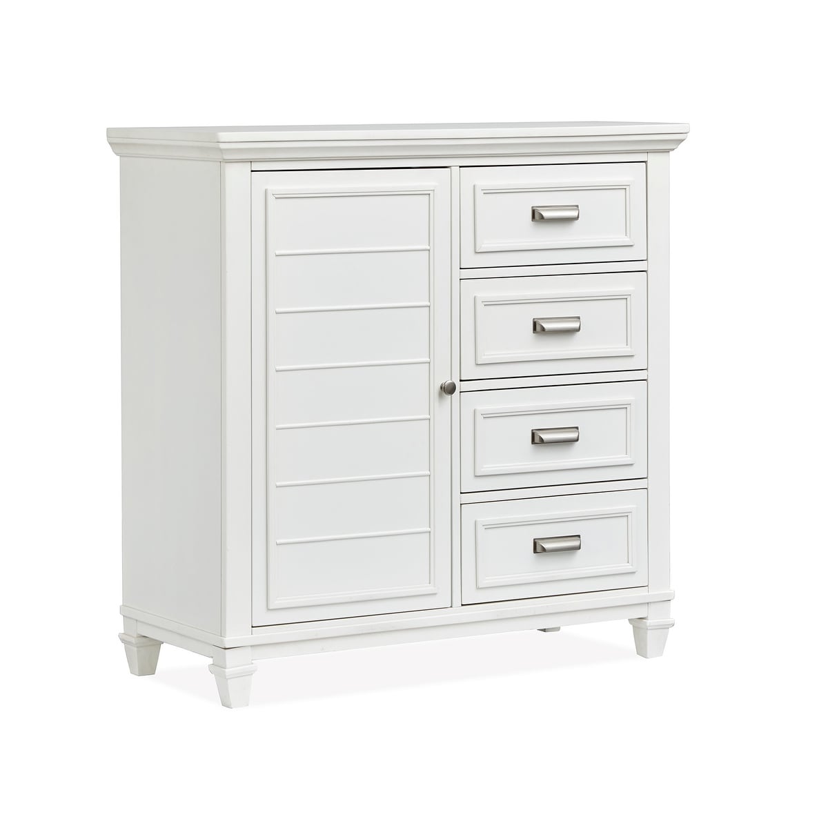 Magnussen Home Charleston White Dove Door Chest