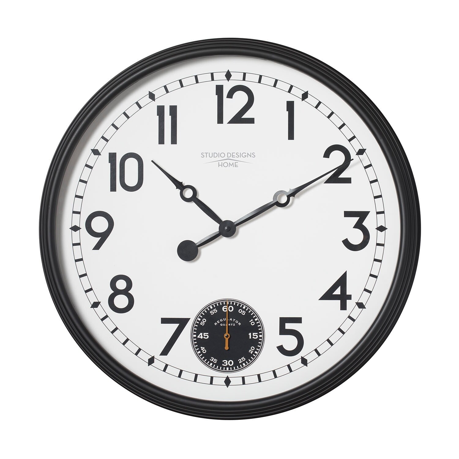 Shop Offex Home Terrace Large 32 Wall Clock With Subdial For
