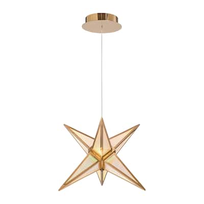 Spectrum 18" LED Chandelier in Rose Gold
