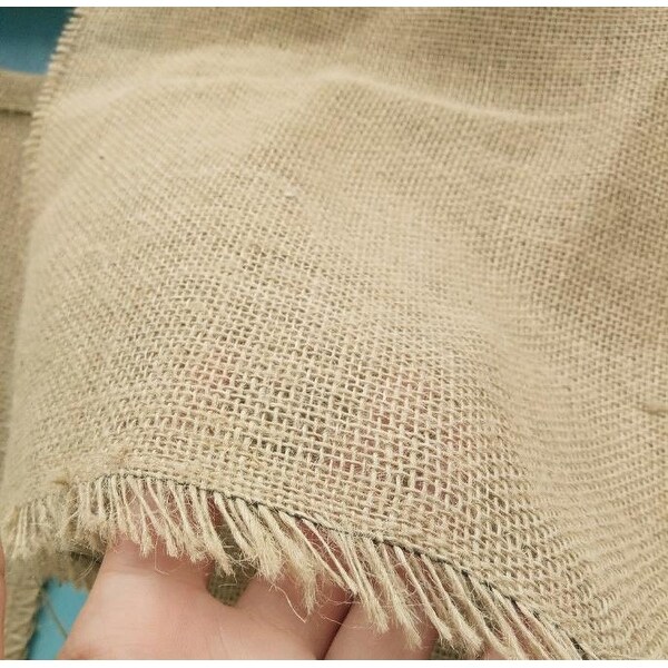 Natural jute burlap fabric Bed Bath Beyond 36783603