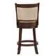 preview thumbnail 48 of 56, Verona Panel Back Swivel Counter Height Stool by iNSPIRE Q Classic