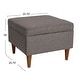 preview thumbnail 10 of 20, Atley Upholstered Ottoman with Storage and Solid Wood Legs