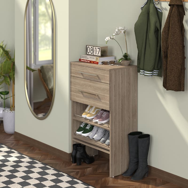 ClosetMaid SuiteSymphony 25-inch Wide Angled Shoe Shelves (2-Pack)