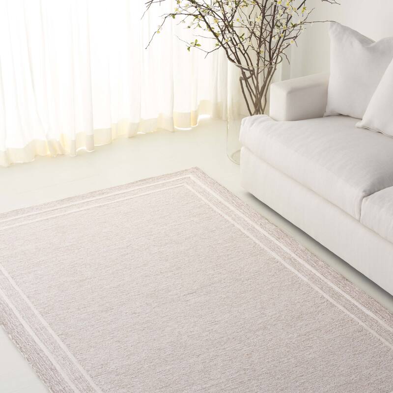 SAFAVIEH Hand-Tufted Lauren Ralph Lauren Nadra Traditional Wool Rug - 3' x 5' - Beige/Ivory