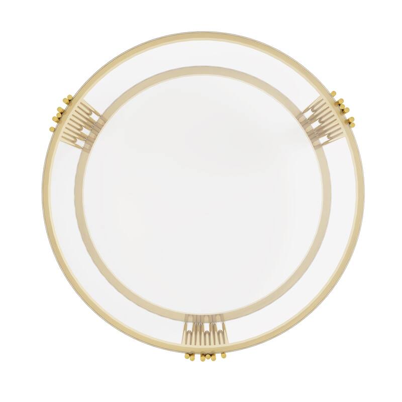 Glass Coffee Table Set of 3, Includes 1 Coffee Table & 2 End Tables, Luxury Living Room Table Set with Glass Top and Lower Shelf