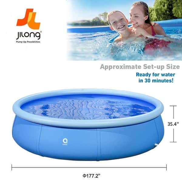 Avenli Large Outdoor Inflatable Swimming Pool Above Ground - Bed Bath u0026  Beyond - 34148975