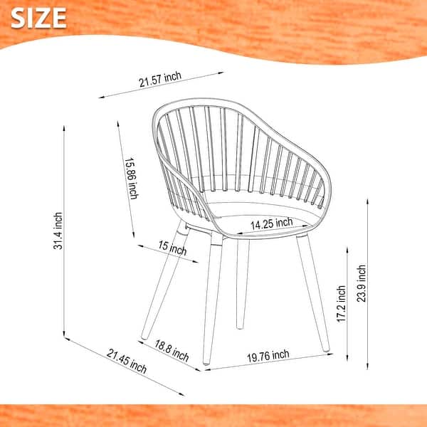 dimension image slide 2 of 3, Amazonia Rawlins 9pc 100 FSC Wood Outdoor Patio Dining Set