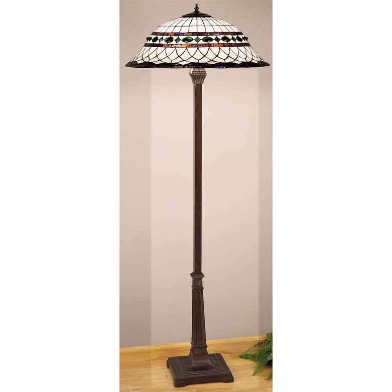 Meyda Tiffany Vintage Stained Glass / Tiffany Floor Lamp from the - Tiffany Glass