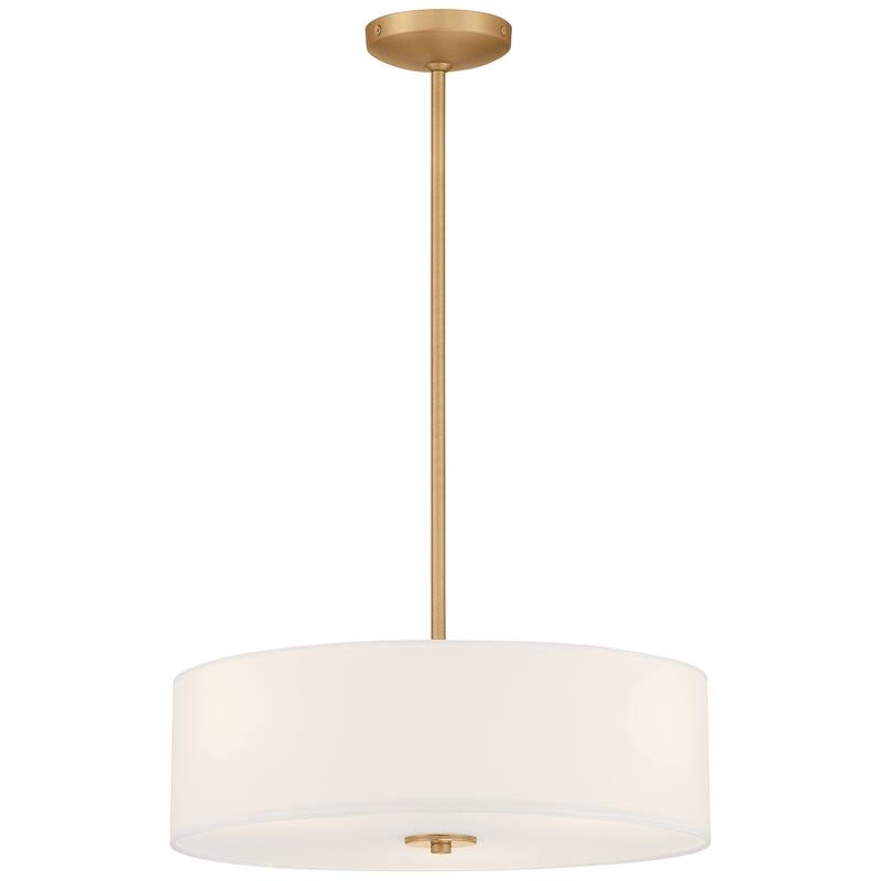 Access Lighting Mid Town 18" LED Pendant or Semi-Flush - Antique Brushed Brass