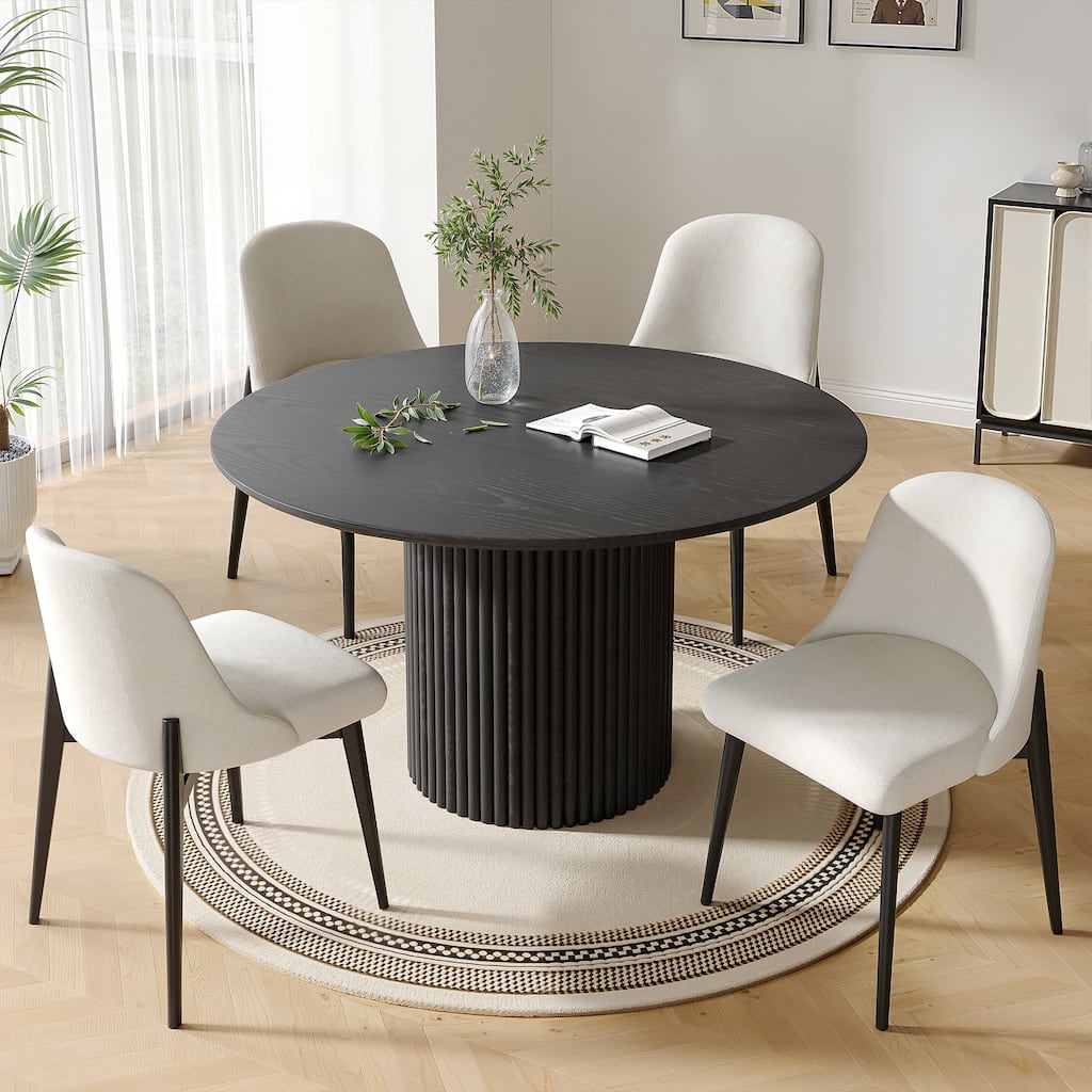 Dining Chairs Kitchen Chairs with Wood Legs Set of 4