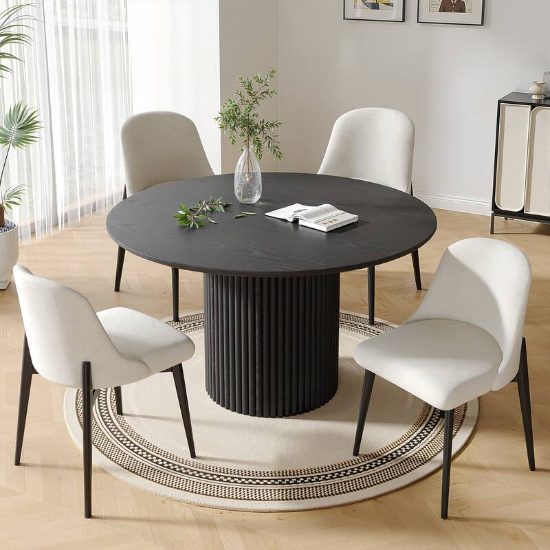 Dining Chairs Kitchen Chairs with Wood Legs Set of 2