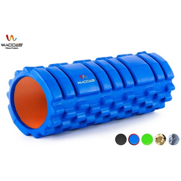 Wacces 2 in 1 High Density Deep Tissue Massage Therapy Foam Roller