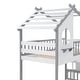 preview thumbnail 18 of 16, Stairway Twin-Over-Twin Bunk Bed, House Bed with Storage and Guard Rail, Natural Finish