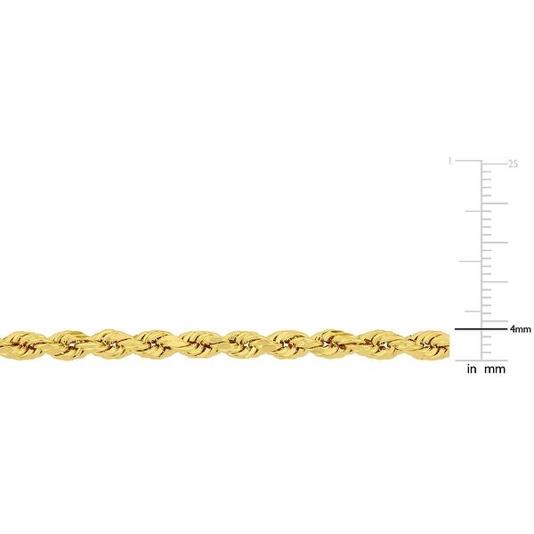 20 inch 14kt Gold Light Rope Chain 20 inch 14kt Gold Light Rope Chain