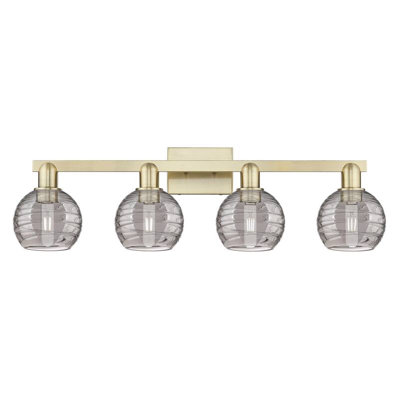 Innovations Lighting Downtown Urban - Athens Deco Swirl - 4 Light 36" Bath Vanity Light
