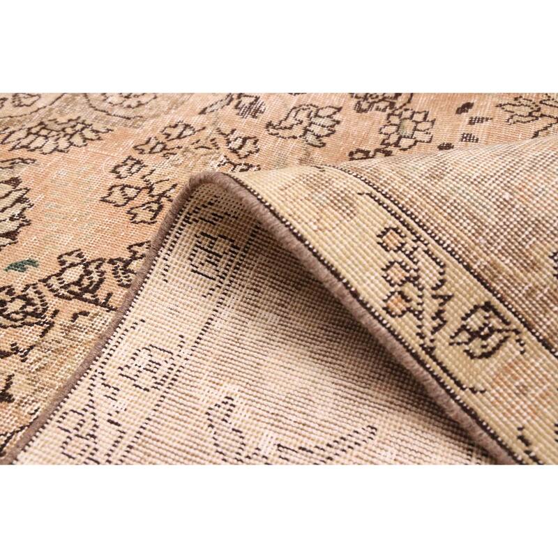 ECARPETGALLERY Hand-knotted Antalya Vintage Brown Wool Rug - 8'0 x 10'11