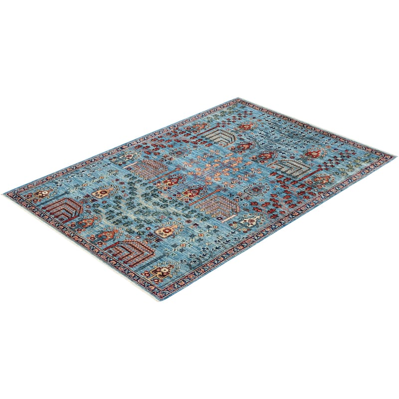 Serapi, One-of-a-Kind Hand-Knotted Area Rug - 4' 2" x 6' 1"