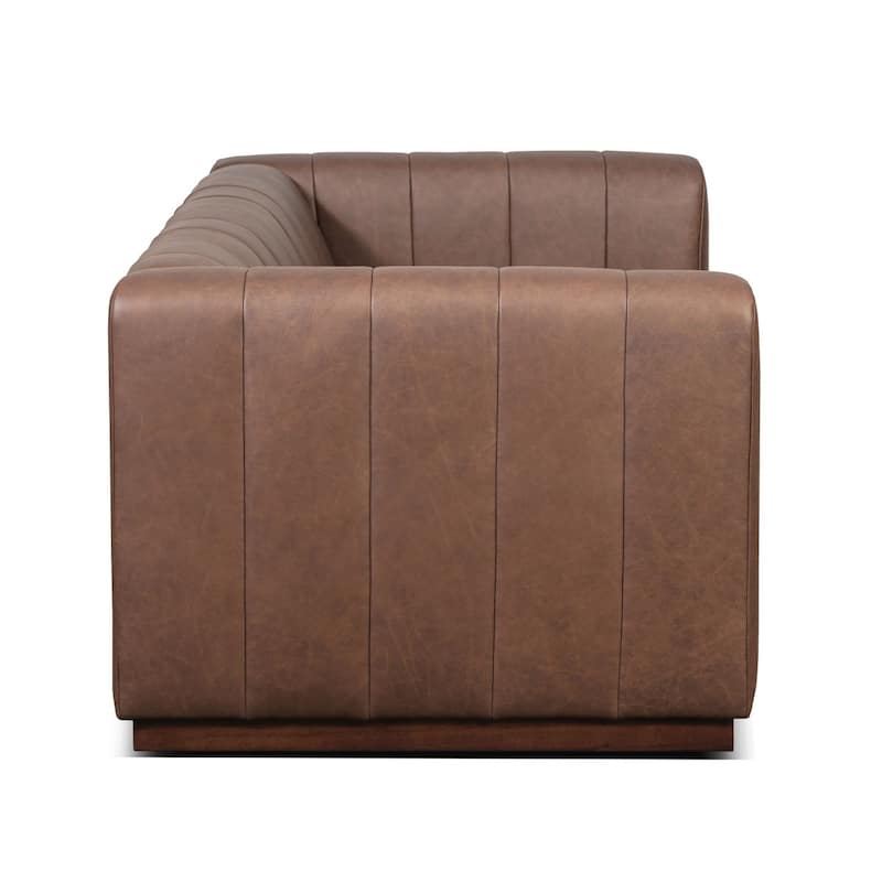 Poly & Bark Canale Sofa - Full Grain Genuine Italian Leather