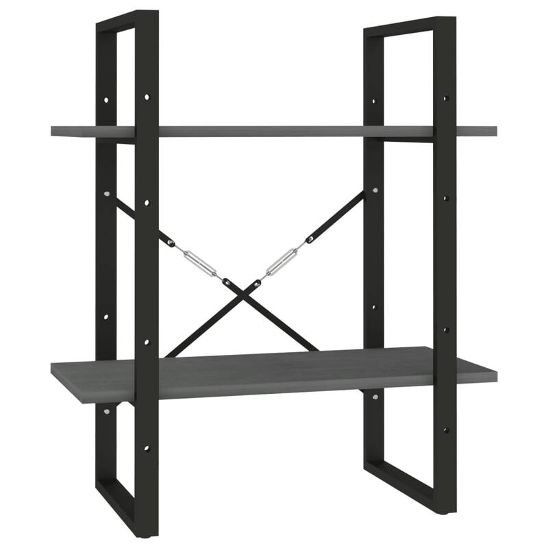 vidaXL Bookshelf Book Cabinet Shelving Unit for Living Room Engineered Wood