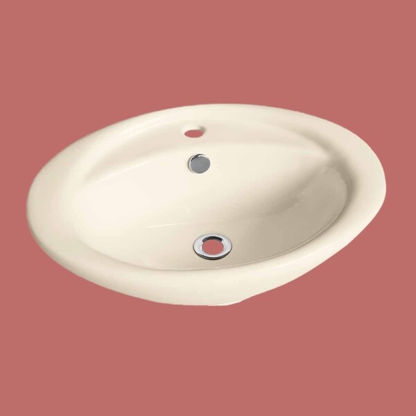 BELLE Biscuit Color Bathroom Sink 22