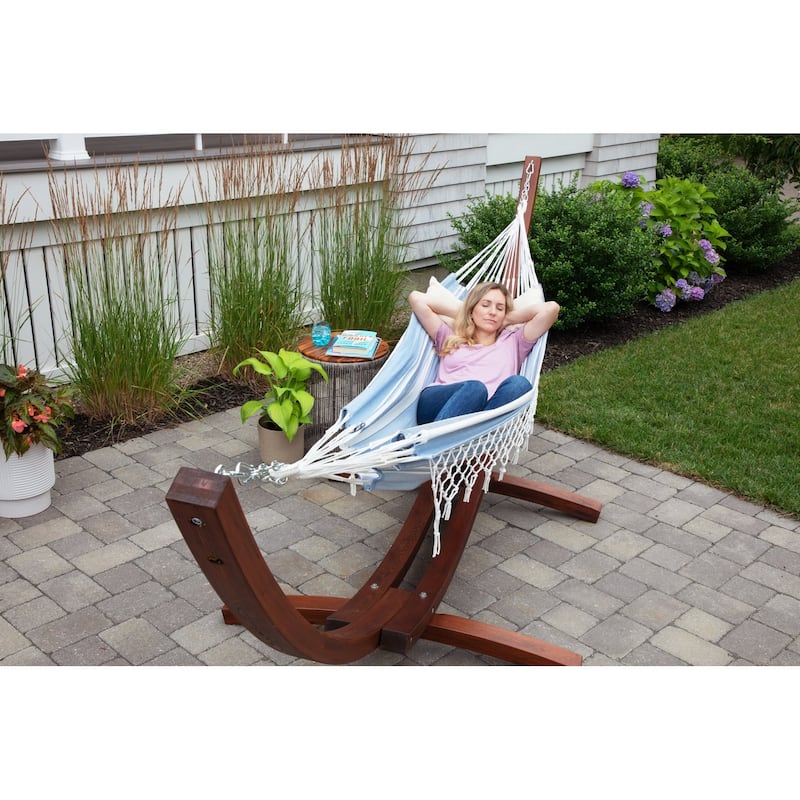 Brazilian Patio Hammock Cotton Outdoor Swing Chair