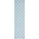 preview thumbnail 13 of 49, SAFAVIEH Handmade Flatweave Dhurries Regenia Modern Moroccan Wool Rug 2'6" x 10' Runner - Light Blue/Ivory - Runner
