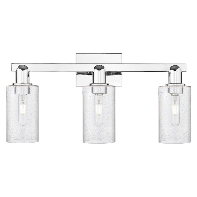 Innovations Lighting 716-3W-11-23 Clymer Vanity Clymer 3 Light 23" - Polished Chrome / Seedy