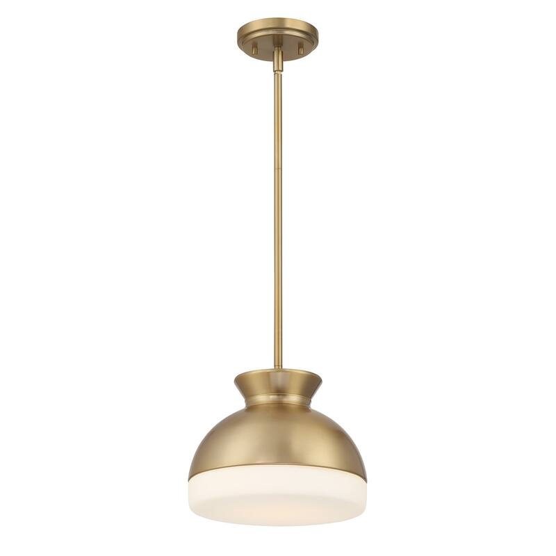 Crystorama Lighting Group GID-4005 Gidget 10" Wide Pendant with Etched