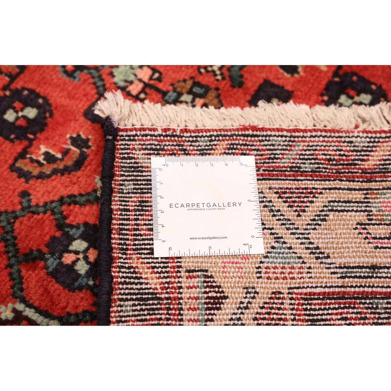 ECARPETGALLERY Hand-knotted Andelz Red Wool Rug - 2'9 x 9'6