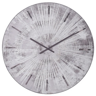 Mina - Metal and Wood Wall Clock - Bed Bath & Beyond - 34134583