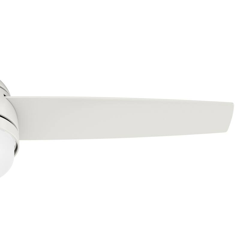 Hunter 48" Midtown Ceiling Fan with LED Light, Handheld Remote - Modern, Contemporary, Transitional