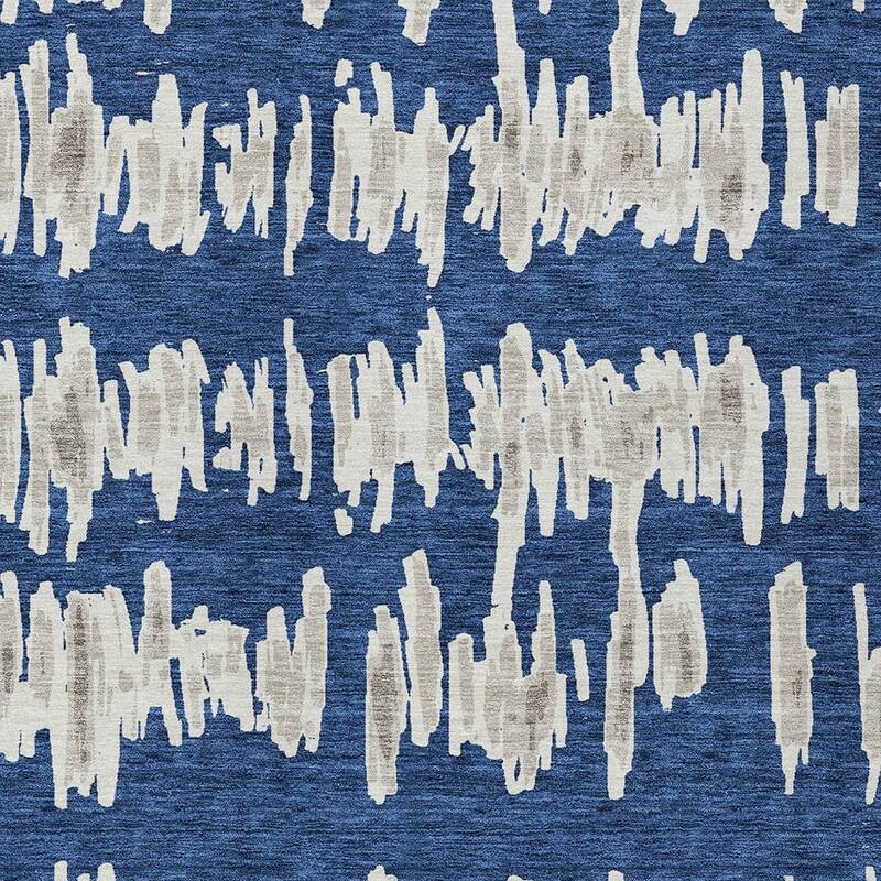HomeRoots Striped Transitional Rectangle Outdoor Rug