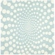 preview thumbnail 67 of 83, SAFAVIEH Soho Handmade Abstract Dots N.Z. Wool Area Rug 6' x 6' Square - Blue/Ivory