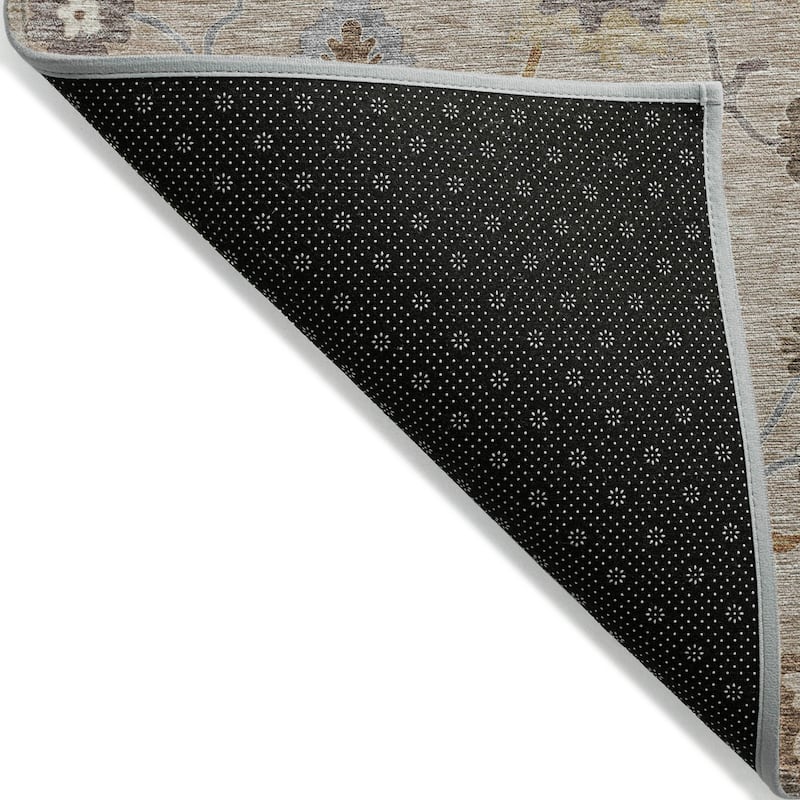 Machine Washable Indoor/ Outdoor Chantille Kashan Traditonal Rug