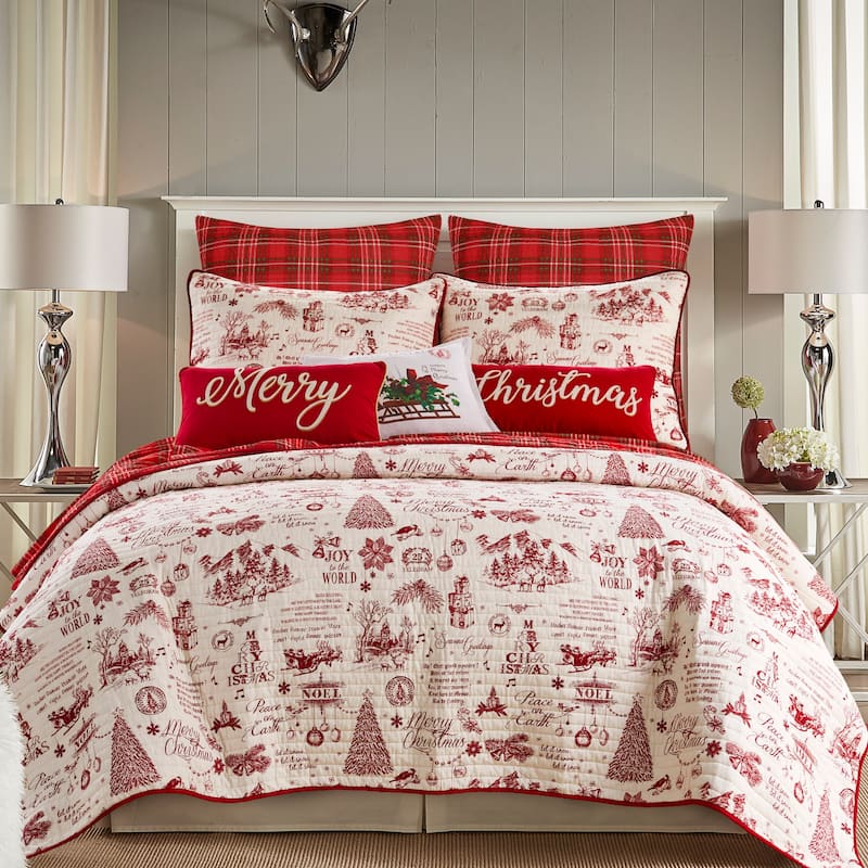 Yuletide Full/Queen Quilt Set - Levtex Home - Twin - Twin XL