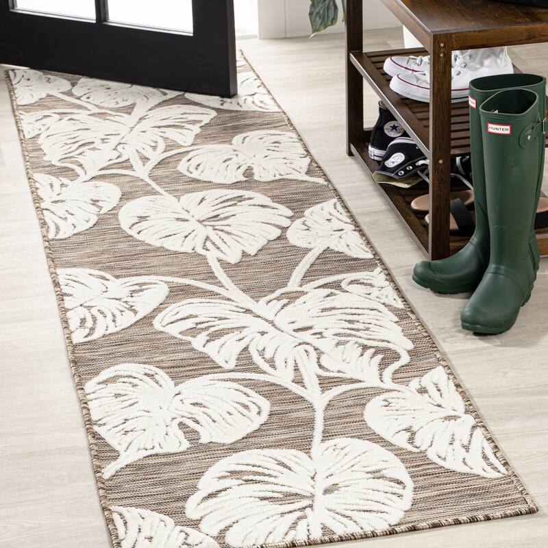 JONATHAN Y Montego Abstract Swirl Area Rug