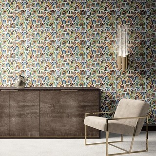 Rainbow Peel and Stick Wallpaper - Bed Bath & Beyond - 35051530