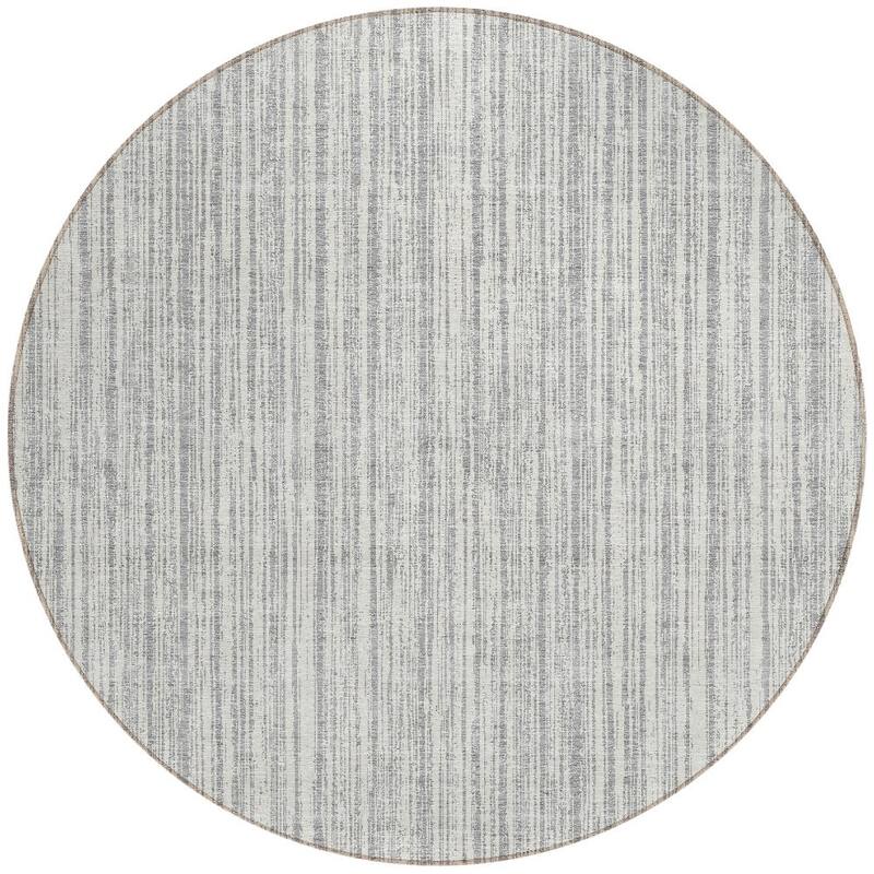 HomeRoots Striped Transitional Rectangle Outdoor Rug