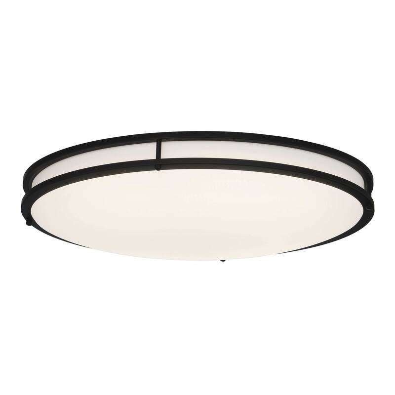Designers Fountain EV1424C3C 24" Wide Integrated LED Flush Mount - Matte Black